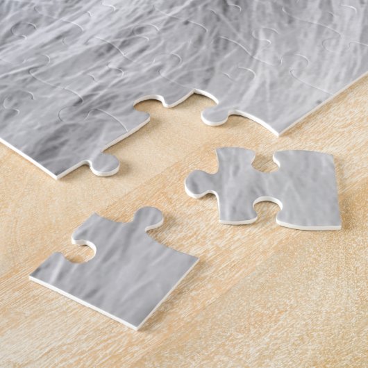 Zwart-wit leeuw - Dieren Kunst Legpuzzel (Zijkant)