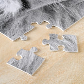 Zwart-wit leeuw - Dieren Kunst Legpuzzel (Zijkant)