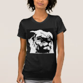 Zwart & wit leeuw pop kunst t-shirt (Voorkant)