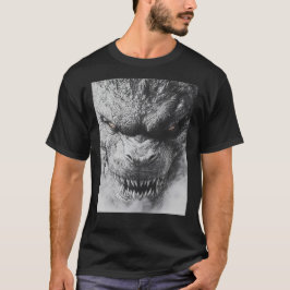 Zwart-wit legendarische Japanse monsterpotlood T-shirt