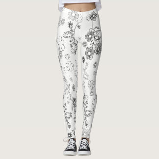 Zwart-wit Leggings