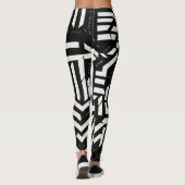 Zwart-wit Leggings (Achterkant)