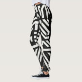 Zwart-wit Leggings (Links)
