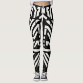 Zwart-wit Leggings (Voorkant)