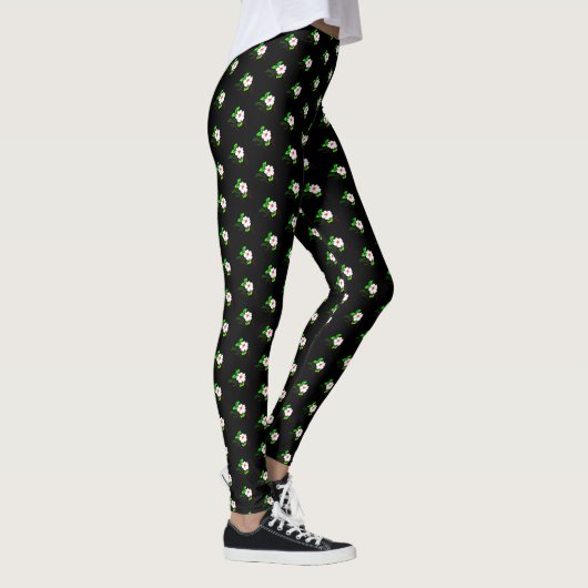 Zwart/Wit Leggings (Rechts)