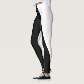 Zwart-wit Leggings (Links)