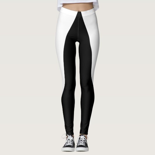 Zwart-wit Leggings (Voorkant)
