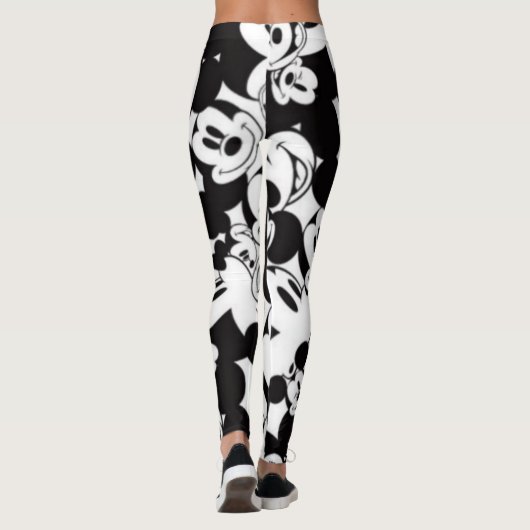 Zwart-wit Leggings (Achterkant)