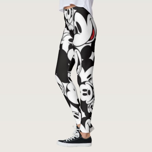 Zwart-wit Leggings (Links)