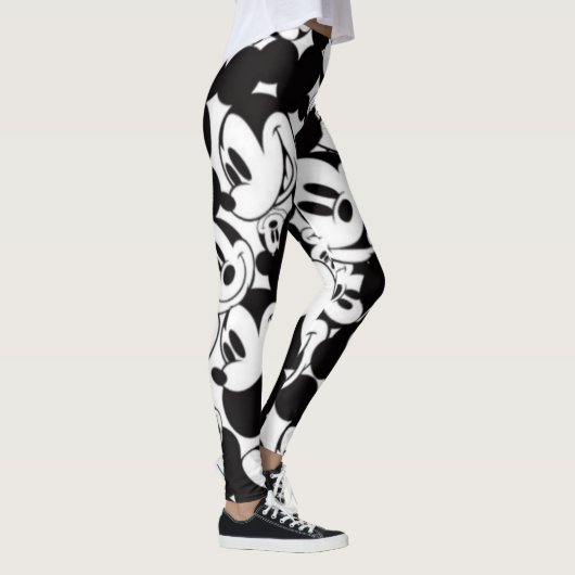 Zwart-wit Leggings (Rechts)