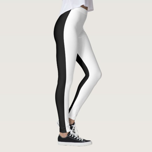 Zwart-wit Leggings (Rechts)
