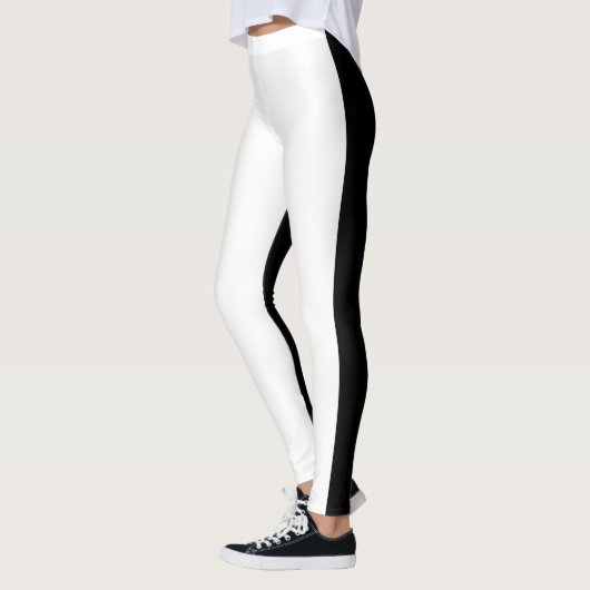 Zwart-wit Leggings (Links)