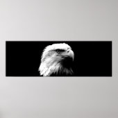 Zwart-wit leiderschap Eagle Eyes Poster deur (Voorkant)