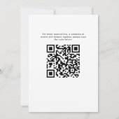 Zwart-wit Lets Go Meisjes Bachelorette Party Kaart (Achterkant)