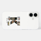 Zwart-wit Letter K Fotocollage Case-Mate iPhone Case (Achterkant (horizontaal))