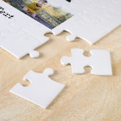 Zwart-wit Letter K Fotocollage Legpuzzel (Zijkant)