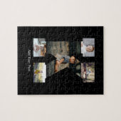 Zwart-wit Letter K Fotocollage Legpuzzel (Horizontaal)