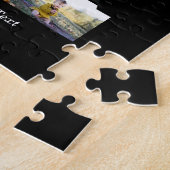 Zwart-wit Letter K Fotocollage Legpuzzel (Zijkant)