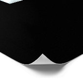 Zwart-wit Letter K Fotocollage Poster (Hoek)