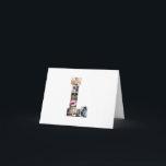 Zwart-wit Letter L Foto Collage Kaart<br><div class="desc">Deze monogram foto collage is een persoonlijk ontwerp dat een krachtig monogram (initiatiefletters of een letter) combineert met een verzameling foto's die artistiek binnen of rond het monogram zijn gerangschikt. Het is een stijlvolle manier om herinneringen te tonen en tegelijkertijd een unieke, elegante touch toe te voegen aan decoratie of...</div>