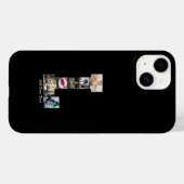 Zwart-wit letter L Fotocollage Case-Mate iPhone Case (Achterkant (horizontaal))