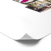 Zwart-wit letter L Fotocollage Poster (Hoek)