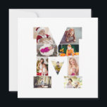 Zwart-wit Letter M foto collage Kaart<br><div class="desc">Deze monogram fotocollage is een persoonlijk ontwerp dat een krachtig monogram (beginletters of een letter) combineert met een verzameling foto's die artistiek binnen of rond het monogram zijn gerangschikt. Het is een stijlvolle manier om herinneringen te laten zien en tegelijkertijd een unieke, elegante touch toe te voegen aan decoratie of...</div>