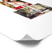 Zwart-Wit Letter M Foto Collage Poster (Hoek)