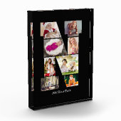 Zwart-wit Letter N Foto Collage (Links)