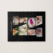 Zwart-Wit Letter N Foto Collage Legpuzzel (Horizontaal)