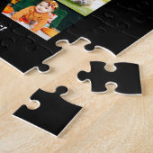 Zwart-Wit Letter N Foto Collage Legpuzzel (Zijkant)