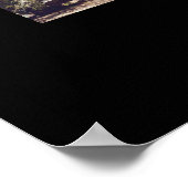 Zwart-wit Letter N Foto Collage Poster (Hoek)