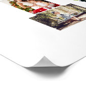 Zwart-wit Letter N Foto Collage Poster (Hoek)