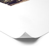 Zwart-wit Letter N Fotocollage Poster (Hoek)