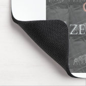 Zwart-wit, leuzen Go Zebra Hakuna Matata motief Muismat (Hoek)