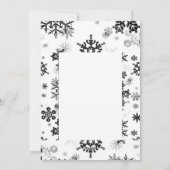  Zwart & Wit Lezen Santa Green Gift Label Feestdagenkaart (Achterkant)