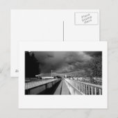 Zwart-wit licht 2 briefkaart (Voorkant / Achterkant)