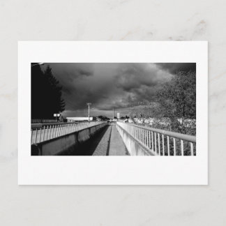 Zwart-wit licht 2 briefkaart