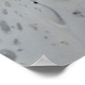 Zwart wit, licht Abstract grijs, zilver Poster (Hoek)