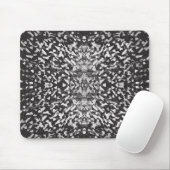 Zwart wit licht reflecties muismat (Met muis)