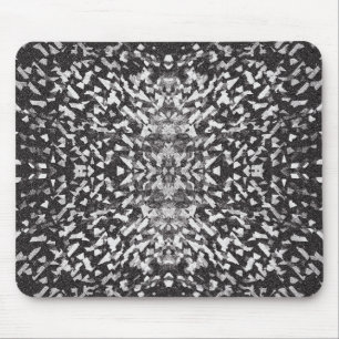 Zwart wit licht reflecties muismat