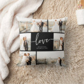 Zwart-wit liefde kussenhoes kussen (Deken)