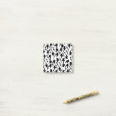 Zwart-wit Lightning Classic Back-to-School Post-it® Notes (Op bureau)
