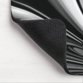 Zwart-wit lint abstract muismat (Hoek)