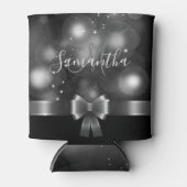 Zwart-wit lint blikjeskoeler (Voorkant)