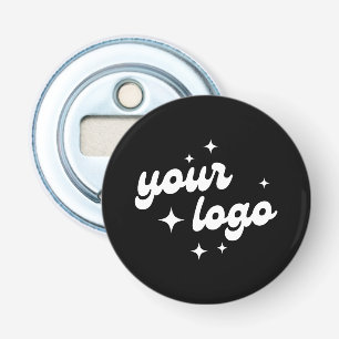 Zwart & Wit Logo  Button Flesopener