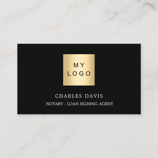 Zwart wit logo QR code foto facebook icoon Visitekaartje (Voorkant)