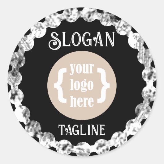 Zwart wit, Logo zegel (Voorkant)