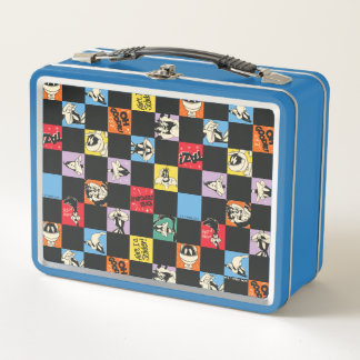 Zwart-wit LOONEY TUNES™ in kleurrijke checker