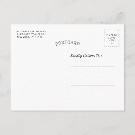 Zwart wit Lotus Yoga Meditation Instructor Quote Briefkaart (Achterkant)